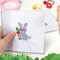 6 Pieces Cross Stitch Kit for Kids Embroidery Kits with Woodland Animal Patterns Needlepoint Kit Kids with Instructions for DIY Key Chain, Backpack Charms, Ornaments and Needle Craft